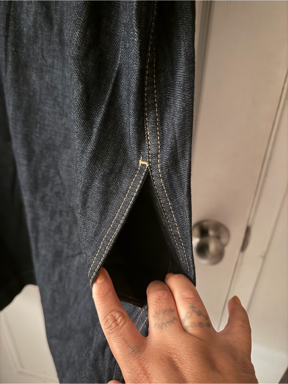 Ralph Lauren Dark Indigo Denim Tunic - Picture 6 of 12